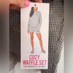 Celebrity Pink Gray Jumpsuit Relaxed Fit